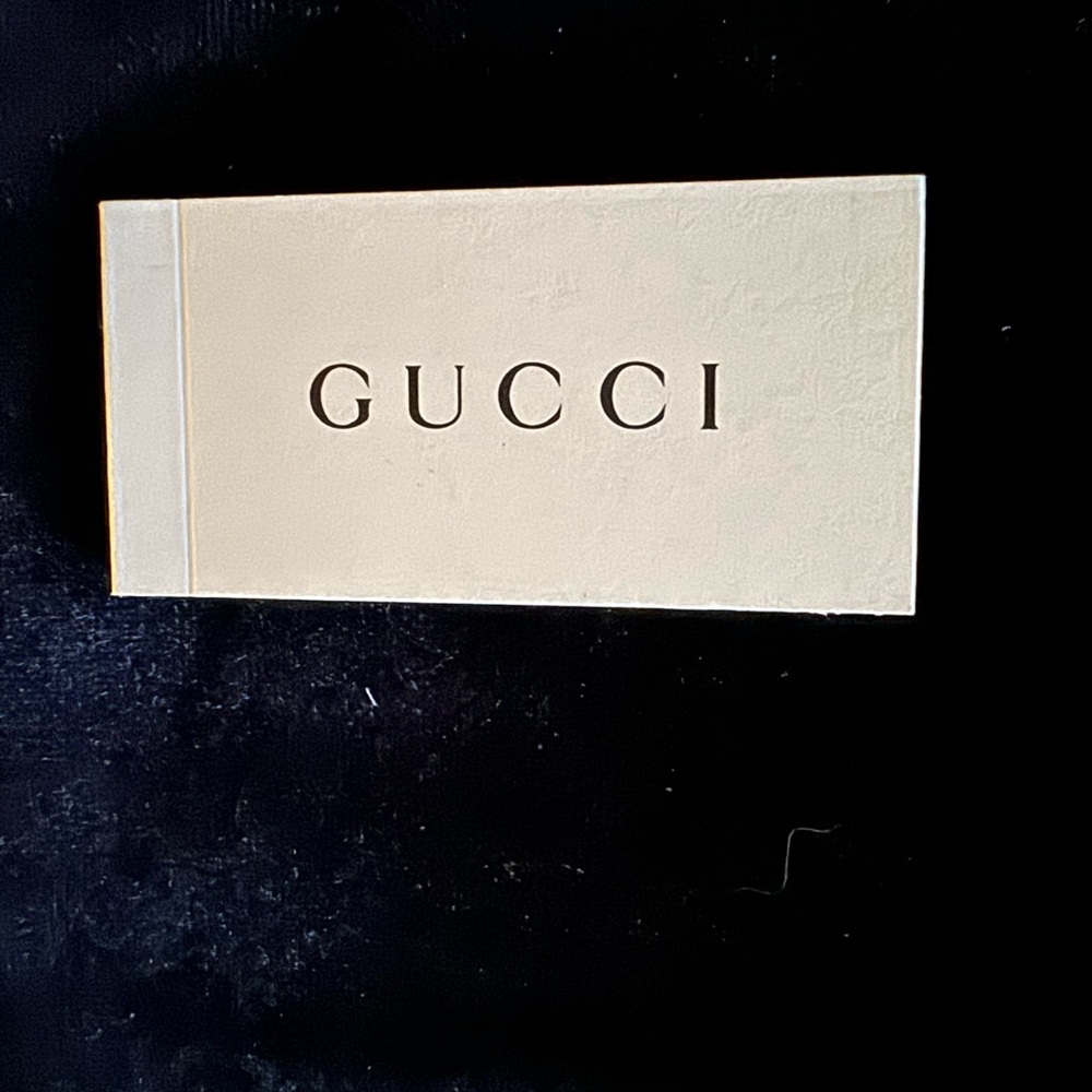 Authentic Gucci sterling silver trademark logo button stud earrings - Picture 10 of 13